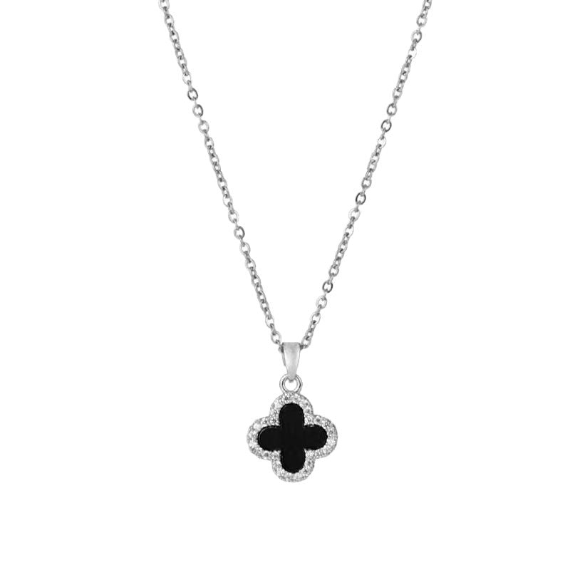 Four-leaf clover necklace